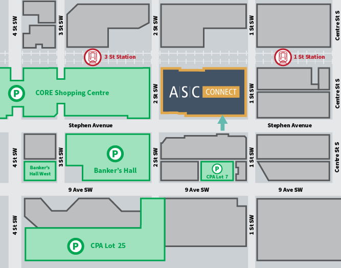 ASC Connect 2024 map